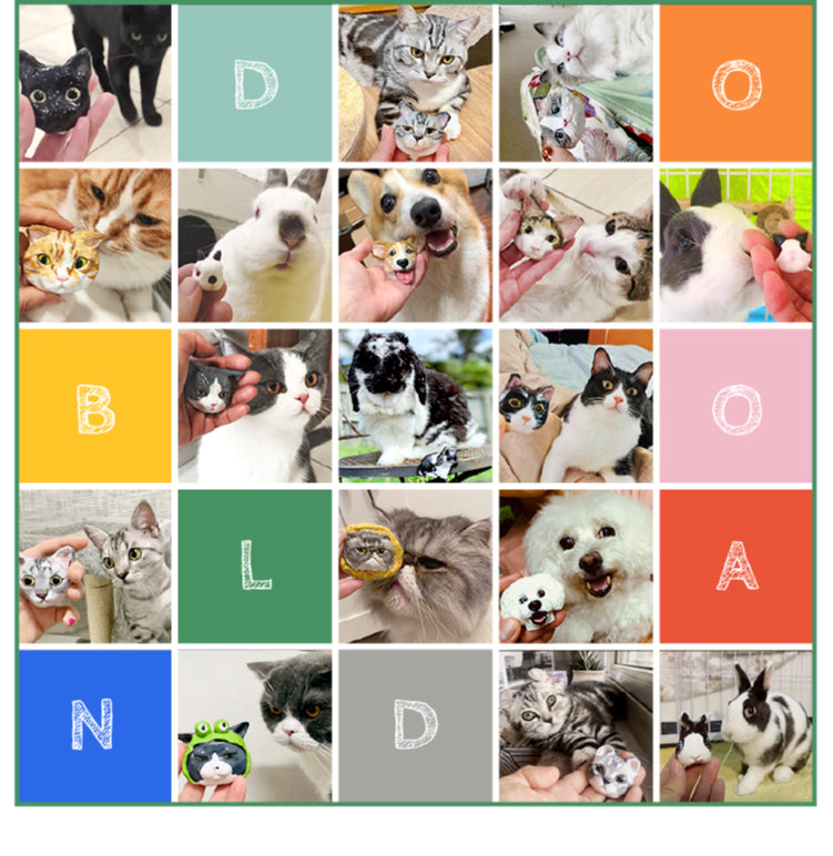 (1.5 MONTHS WAIT) Pet custom necklace, come to picture customization, dog cat rabbit bird souvenir, clay pure handmade