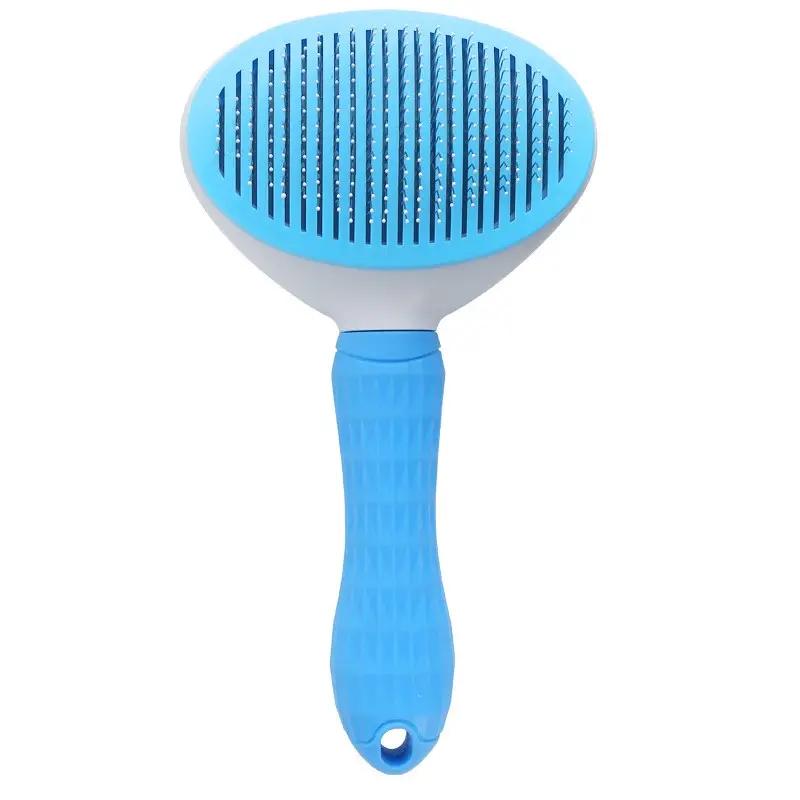 1pcs Pet Hair Removal Slicker Brush - Effortless Grooming Tool for Dogs & Cats | Durable & Gentle Design for Easy Hair Removal - Perfect Upgrade for Your Pet Grooming Routine!