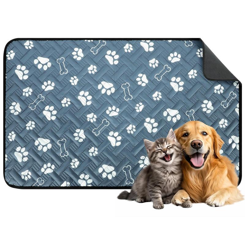 Washable Dog Crate Mat, 28"x42" Reusable Pet Bed Mat, Soft Non-Slip Waterproof Dog Sleeping Pad for Crate, Floor, Couch, Car, and Playpen
