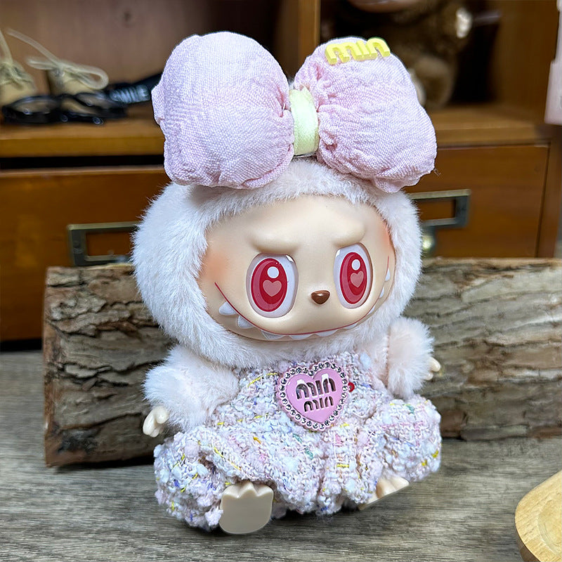 Labubu sitting party baby clothes one or two generations blind box, Labubu baby clothes