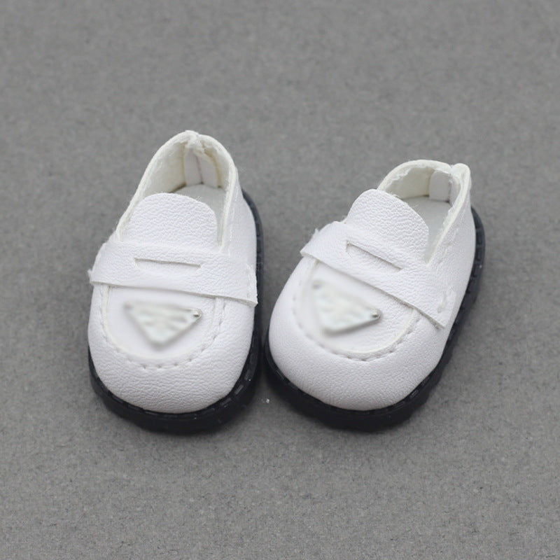3.8CM Finger Student Shoes Small Labubu Plush Doll Toy Shoes