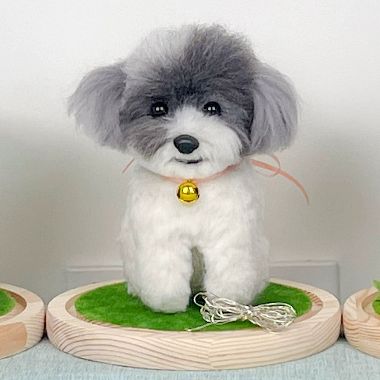 (1.5 MONTHS WAIT) Full body customization, wool felt DIY, simulated pet cat and puppy, gift living room ornament