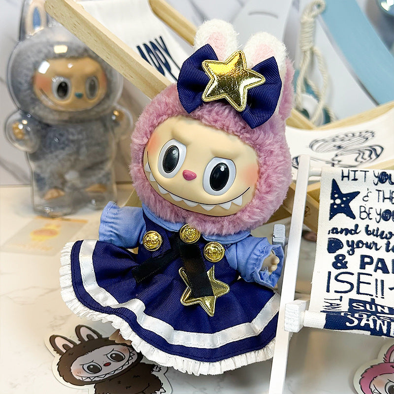 Labubu sitting party baby clothes one or two generations blind box, Labubu baby clothes