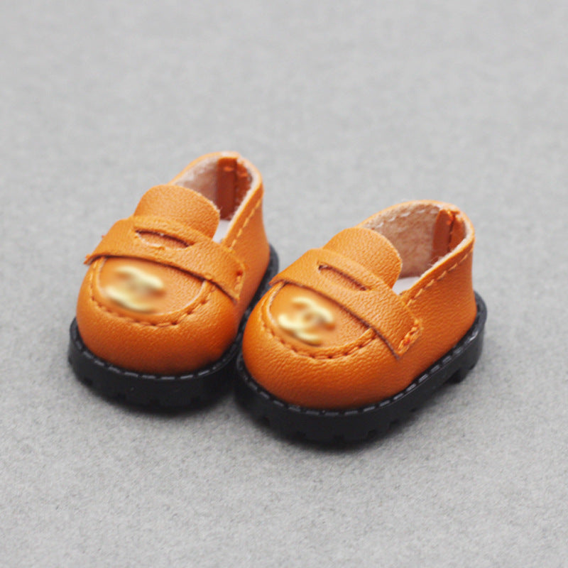 3.8CM Finger Student Shoes Small Labubu Plush Doll Toy Shoes