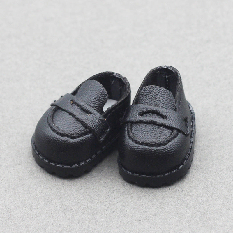 3.8CM Finger Student Shoes Small Labubu Plush Doll Toy Shoes