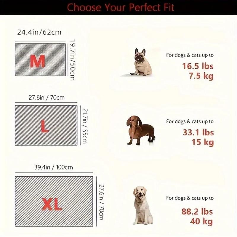 Portable Pet Cooling Mat, Breathable Pet Bed with Gel Ice Bricks, Summer Cooling Pad for Outdoor, Car Seat, Dog & Cat Furniture