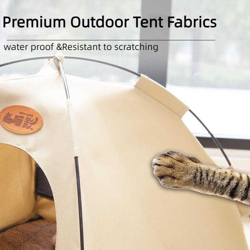 Foldable Pet Tent with Mat - Perfect for Outdoor Travel and Camping - Ideal for Cats and Dogs, Suit for all seasons, The Perfect Nest for dogs and cats living, Pet supplies