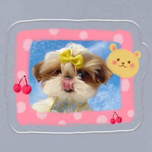(1 WEEK WAIT) Customized photo, acrylic refrigerator sticker, pet kitten dog, magnet sticker custom