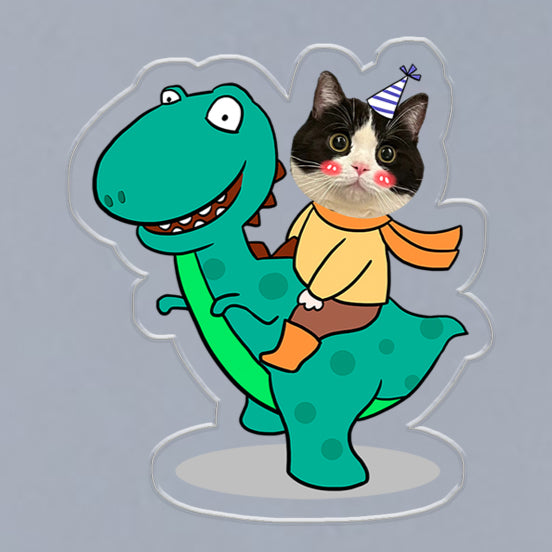 (1 WEEK WAIT) Customized photo, acrylic refrigerator sticker, pet kitten dog, magnet sticker custom