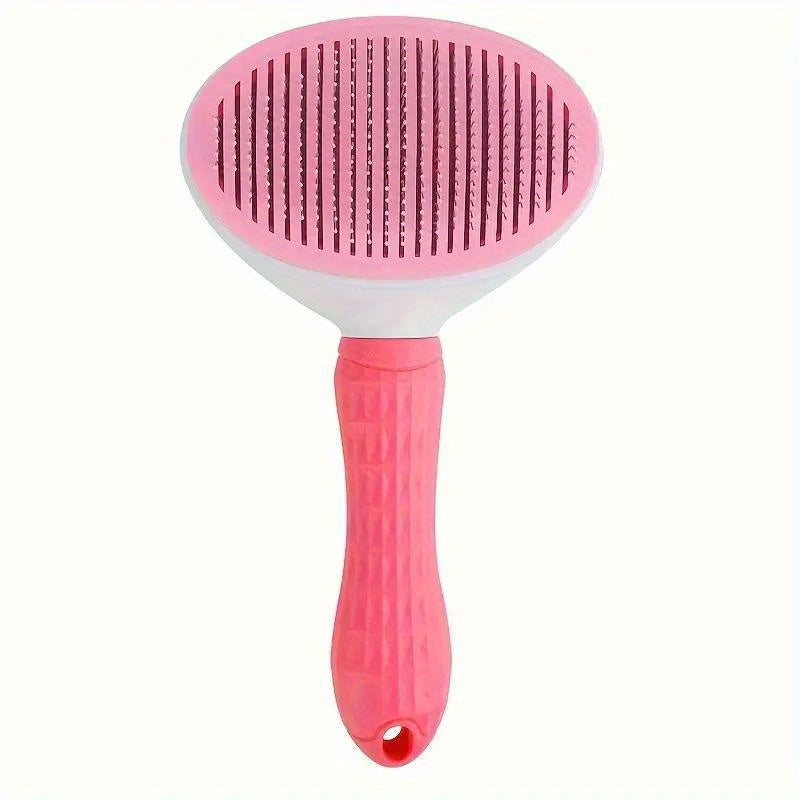 1pcs Pet Hair Removal Slicker Brush - Effortless Grooming Tool for Dogs & Cats | Durable & Gentle Design for Easy Hair Removal - Perfect Upgrade for Your Pet Grooming Routine!